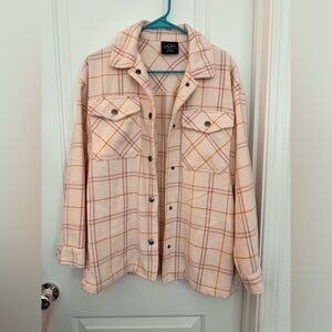 Long sleeve fleece jacket, size XS (oversized)